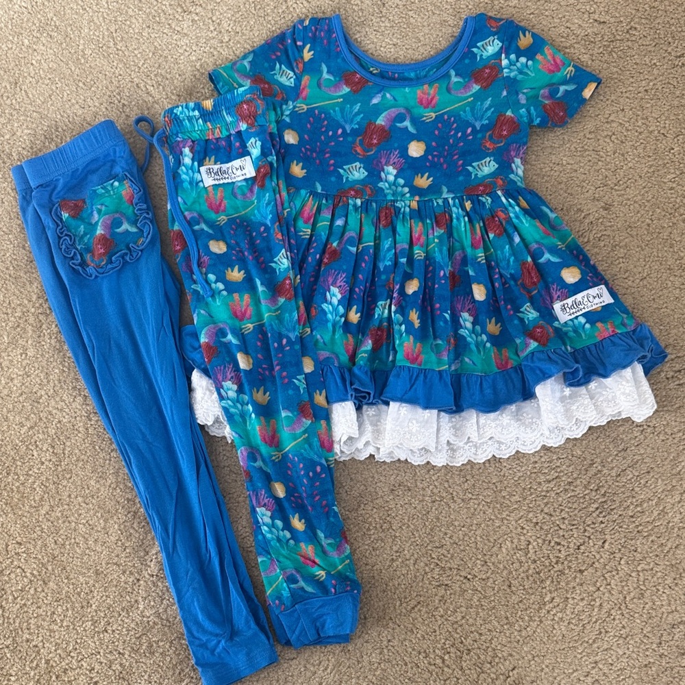 Bella and Omi 3 piece Mermaid Set 3